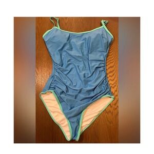 Eomenie swimsuit blue with teal trim